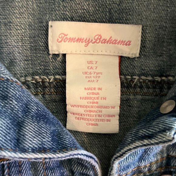 Tommy Bahama Denim Jacket – Size Girls 7 - Picture 2 of 3